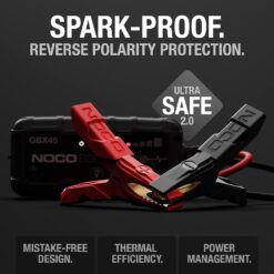 NOCO Boost X GBX45 1250A 12V UltraSafe Portable Lithium Jump Starter, Car Battery Booster Pack