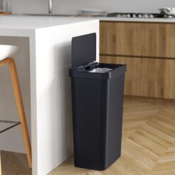 iTouchless Prime 13.2 Gallon Sensor Trash Can, Durable Dent-Proof Construction, Slim and Space-Efficient Automatic Bin Black Color