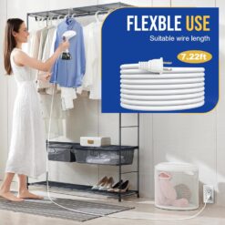 Rolipo Steamer for Clothes 1350W, Clothes Steamer, Upgraded 400ML Large Capacity Water Tank, Wrinkle Remover