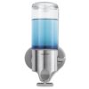 simplehuman Single Wall Mount Shower Pump, 15 fl. oz. Shampoo and Soap Dispenser, Stainless Steel