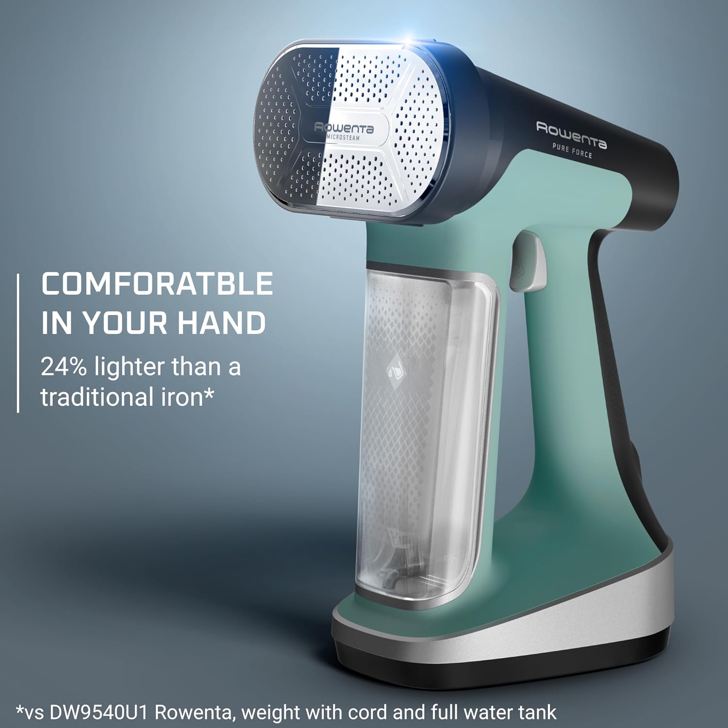 Rowenta Handheld Steamer for Clothes, Pure Force 2in1 Steamer & Iron,1875 Watts, DR8822