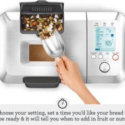 Breville Custom Loaf Bread Maker BBM800XL, Brushed Stainless Steel