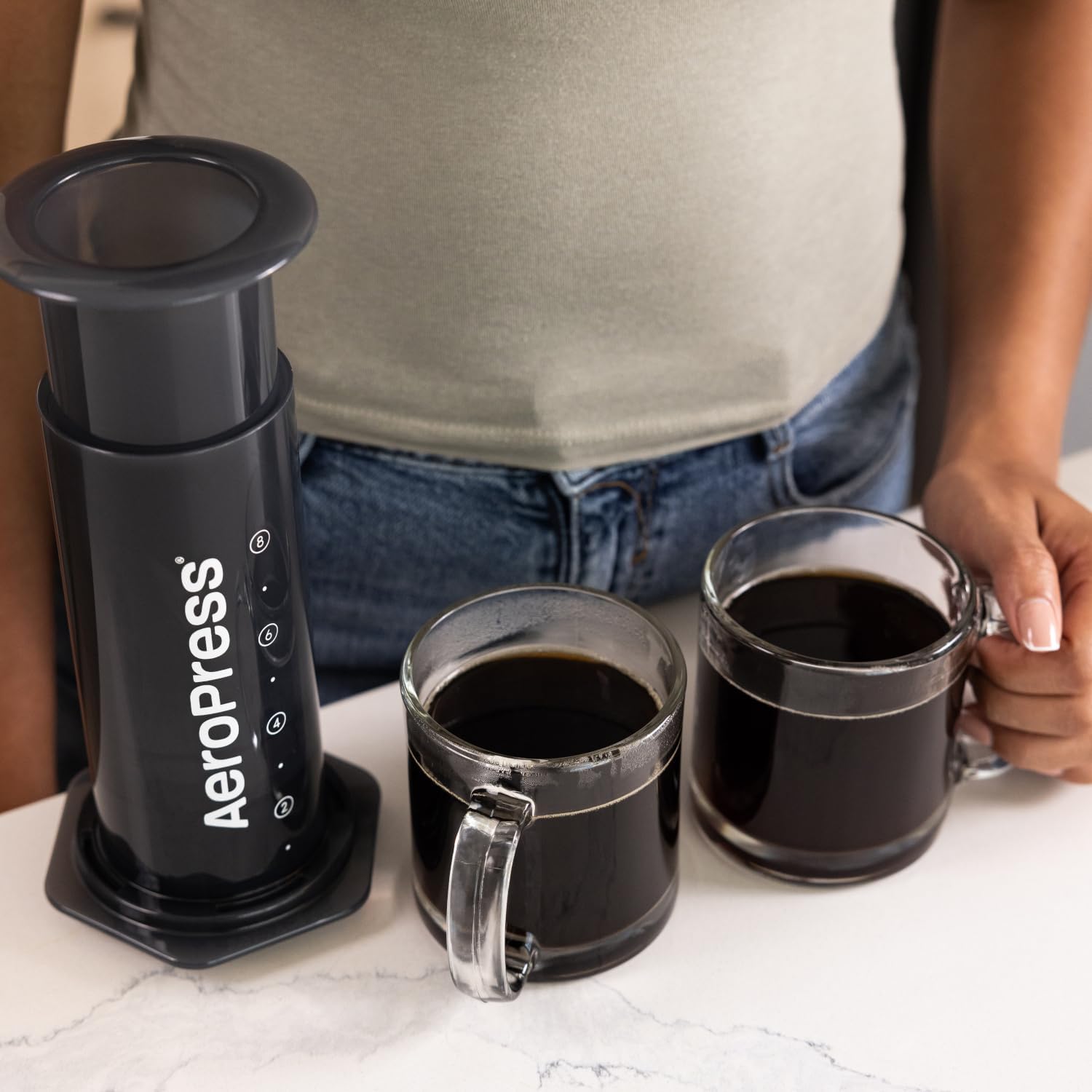 AeroPress XL Coffee Press – 3 in 1 brew method combines French Press, Pourover, Espresso
