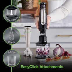 Braun MultiQuick 7 3-in-1 Immersion Hand Blender, Stainless Steel