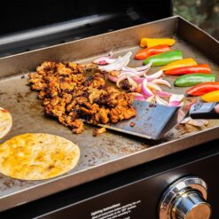 Pit Boss PB2BSPS Gas Griddle, 2 Burner with Folding Legs, Black