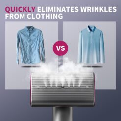 Eoubed Steamer for Clothes, Portable Travel Handheld Clothing Wrinkles Remover for Clothes, 15s Fast Heat-up