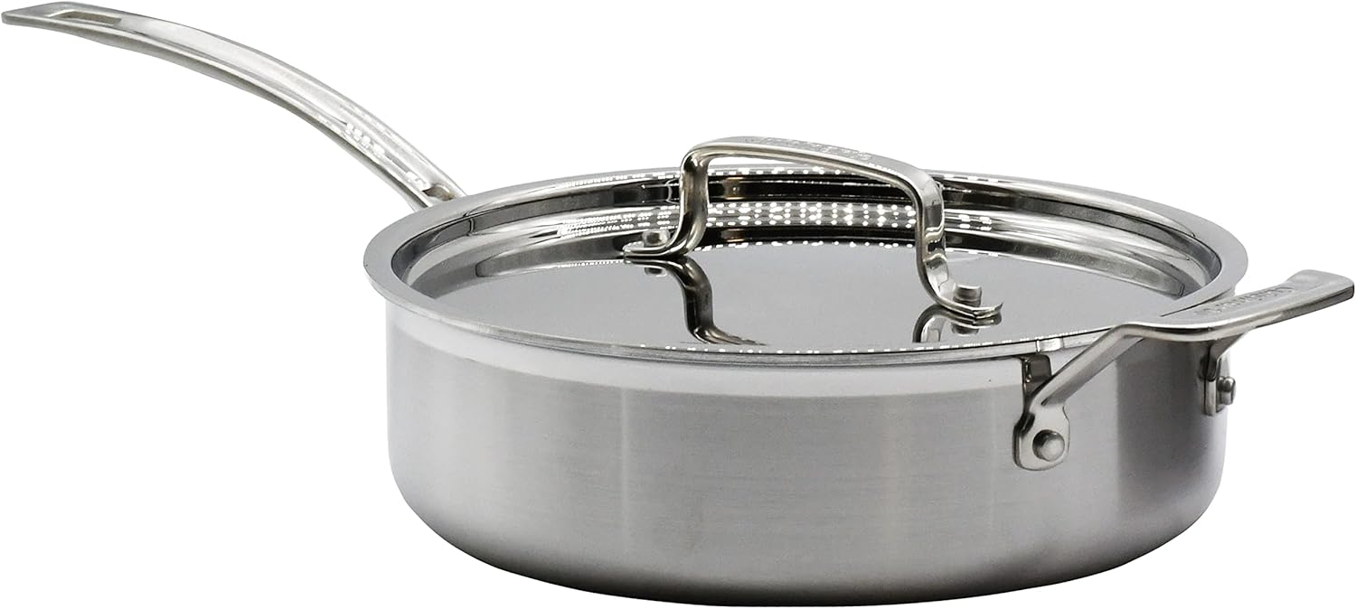 Cuisinart 15 Piece Cookware Set, MultiClad Pro Triple Ply, Silver, MCP-15N