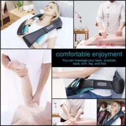 Mo Cuishle Shiatsu Back Shoulder and Neck Massager with Heat, Electric Deep Tissue 4D Kneading Massage