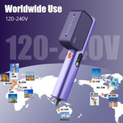 looptop Steamer for Clothes, 100-240V Travel Steamer for Clothes Portable, Strong Penetrating Steam, Global Travel