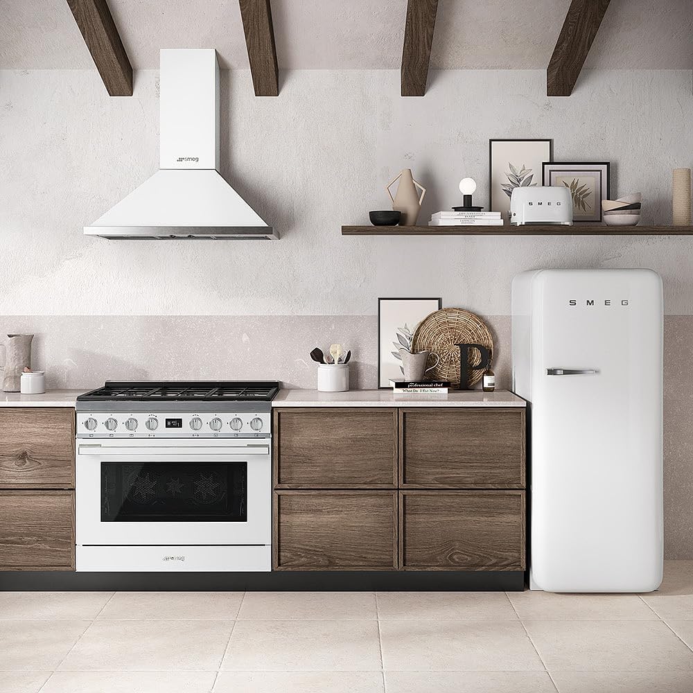 SMEG 50's Retro Style 2 Slice Toaster, White