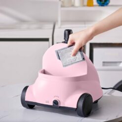 SALAV GS18-DJ Standing Garment Steamer with Roll Wheels for Easy Movement, 1500 watts, Pink