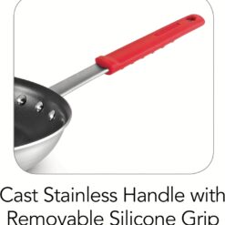 Tramontina Professional 10-Inch Non Stick Frying Pan, Heavy-Gauge Aluminum Skillet, Red Handle
