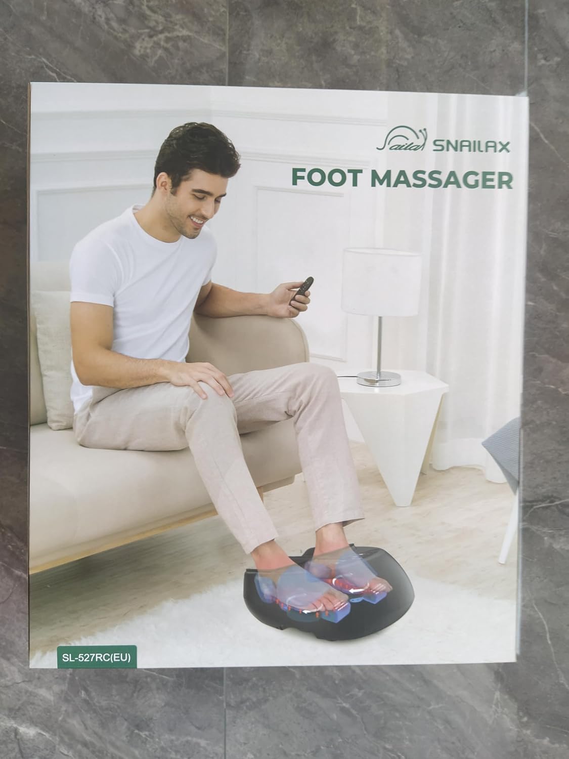Snailax Foot Massager with Heat, FSA HSA Eligible, Kneading, Compression, Vibration, Shiatsu Feet Massage Machine