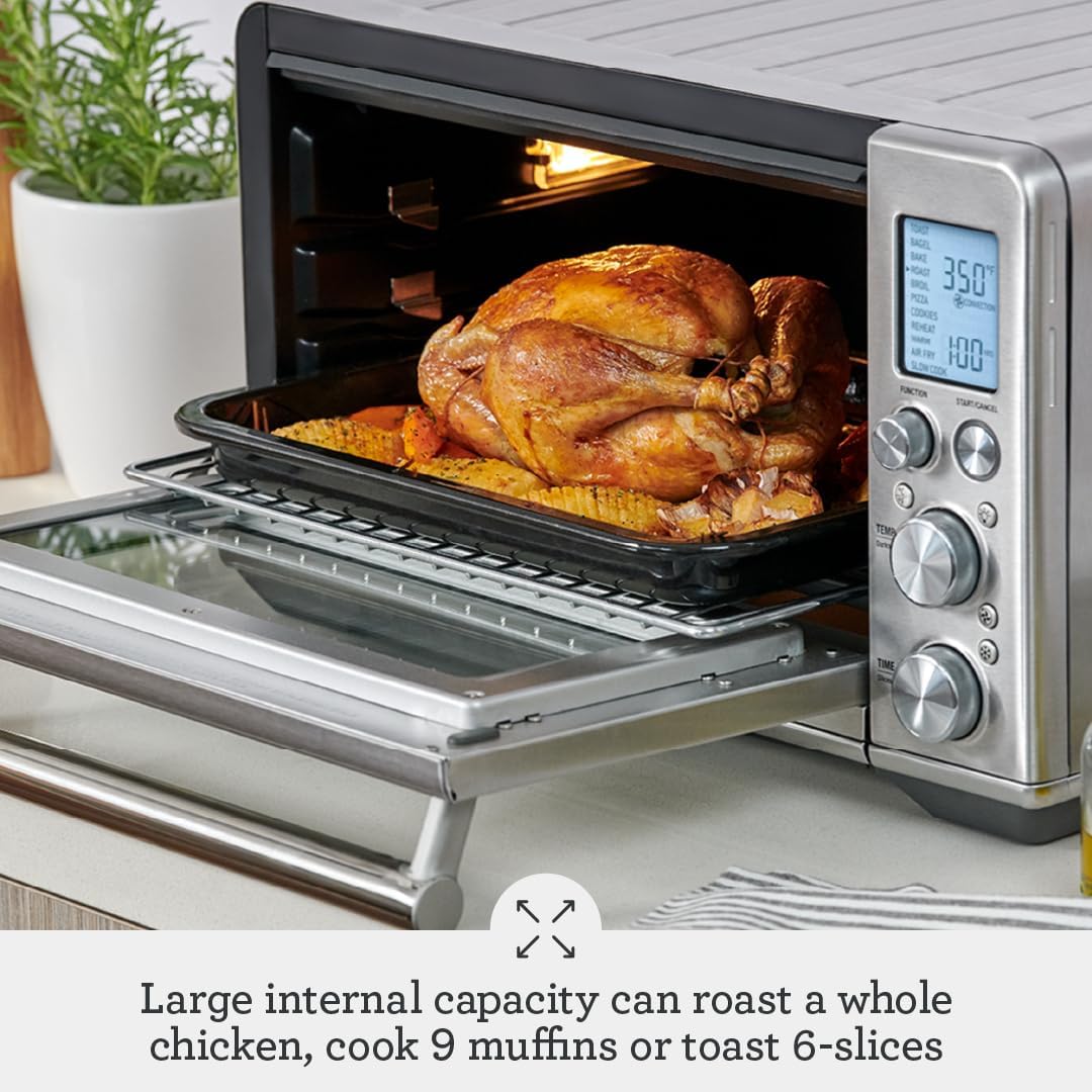 Breville the Smart Oven Air Fryer BOV860BST, Black Stainless Steel
