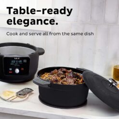 Instant Electric Round Dutch Oven, 6-Quart 1500W, From the Makers of Instant Pot, Black