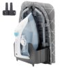 XABITAT Table Top Ironing Board with Wall Mount, D-Crease, Portable Space Saving Mini Laundry Room Iron Board, Grey