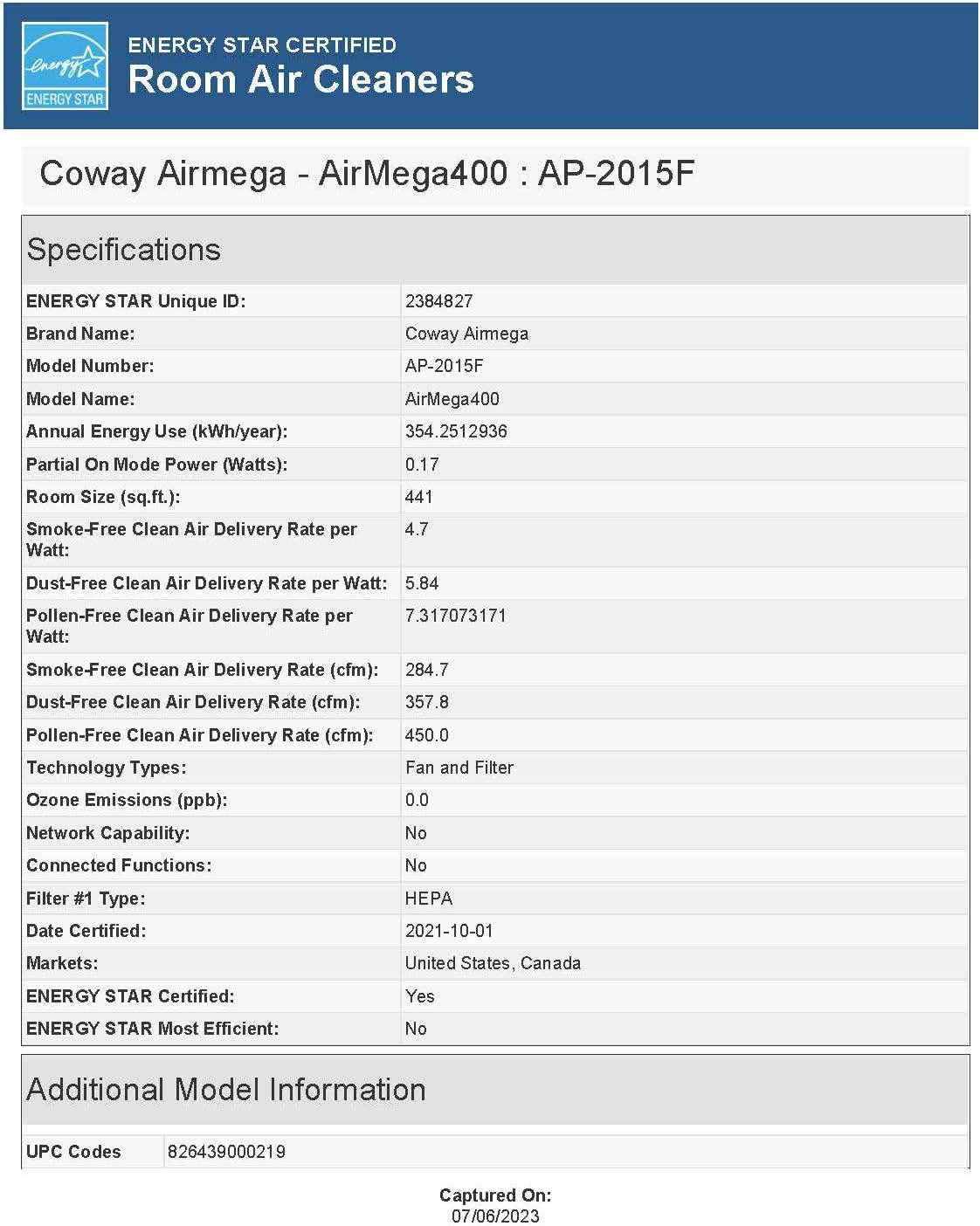 COWAY Air Purifiers for Home Large Room Up to 3,120ft², 2 Sets of Washable Pre-Filters and True HEPA Filters