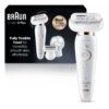 Braun Epilator Silk-épil 9 9-030 with Flexible Head, Facial Hair Removal for Women and Men, Hair Removal Device, Shaver & Trimmer