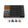 Nespresso Capsules Original Line, Morning Lungo Blends Variety Pack, Mild to Medium to Dark Roast Coffee, 50-Count Coffee Pods