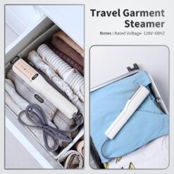 looptop Iron Steamer for Clothes - Mini Iron, Portable Handheld Garment Steamer, 3 in 1 Steam Iron Wet & Dry Ironing, 120V