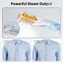 looptop Iron Steamer for Clothes - Mini Iron, Portable Handheld Garment Steamer, 3 in 1 Steam Iron Wet & Dry Ironing, 120V