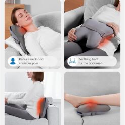 BOB AND BRAD Back Massager with Heat and Remote, EZBack Plus Neck Massager for Pain Relief Deep Tissue
