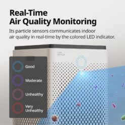 Coway Airmega 300 Smart Air Purifier with 1,256 sq. ft. Coverage, White