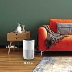 BOSCH Air Purifier for Home (Covers, 810-sq ft), 3-in-1 Filter, Air 2000, White