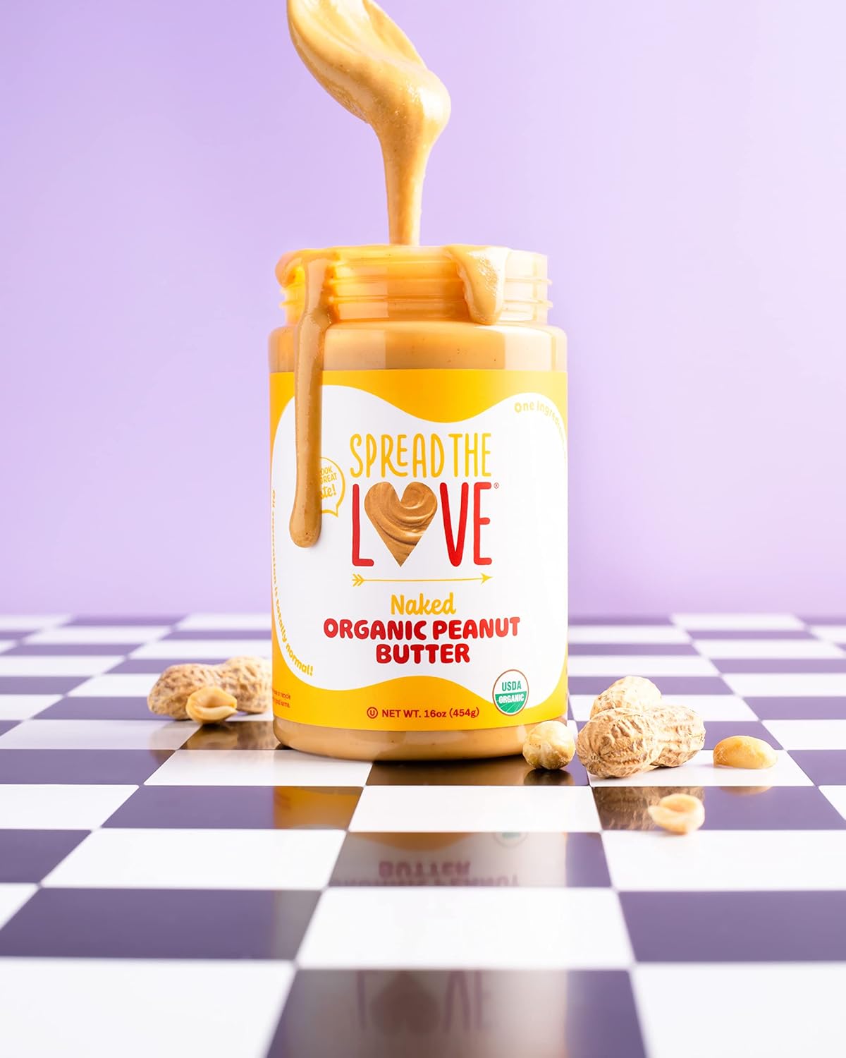 Spread The Love NAKED Organic Peanut Butter (3-Pack)