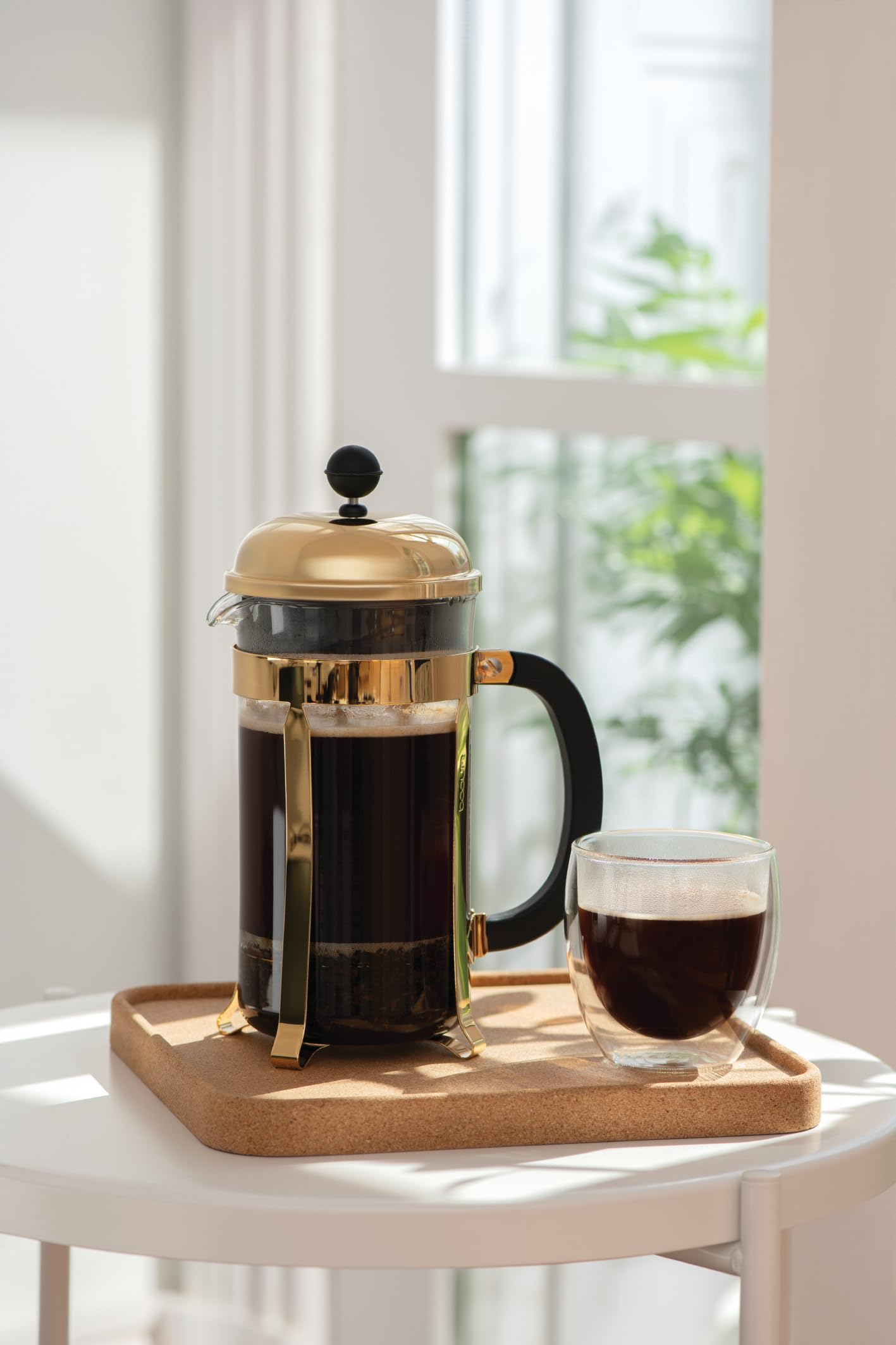 Bodum Chambord Coffee Maker, 34 Oz, Gold