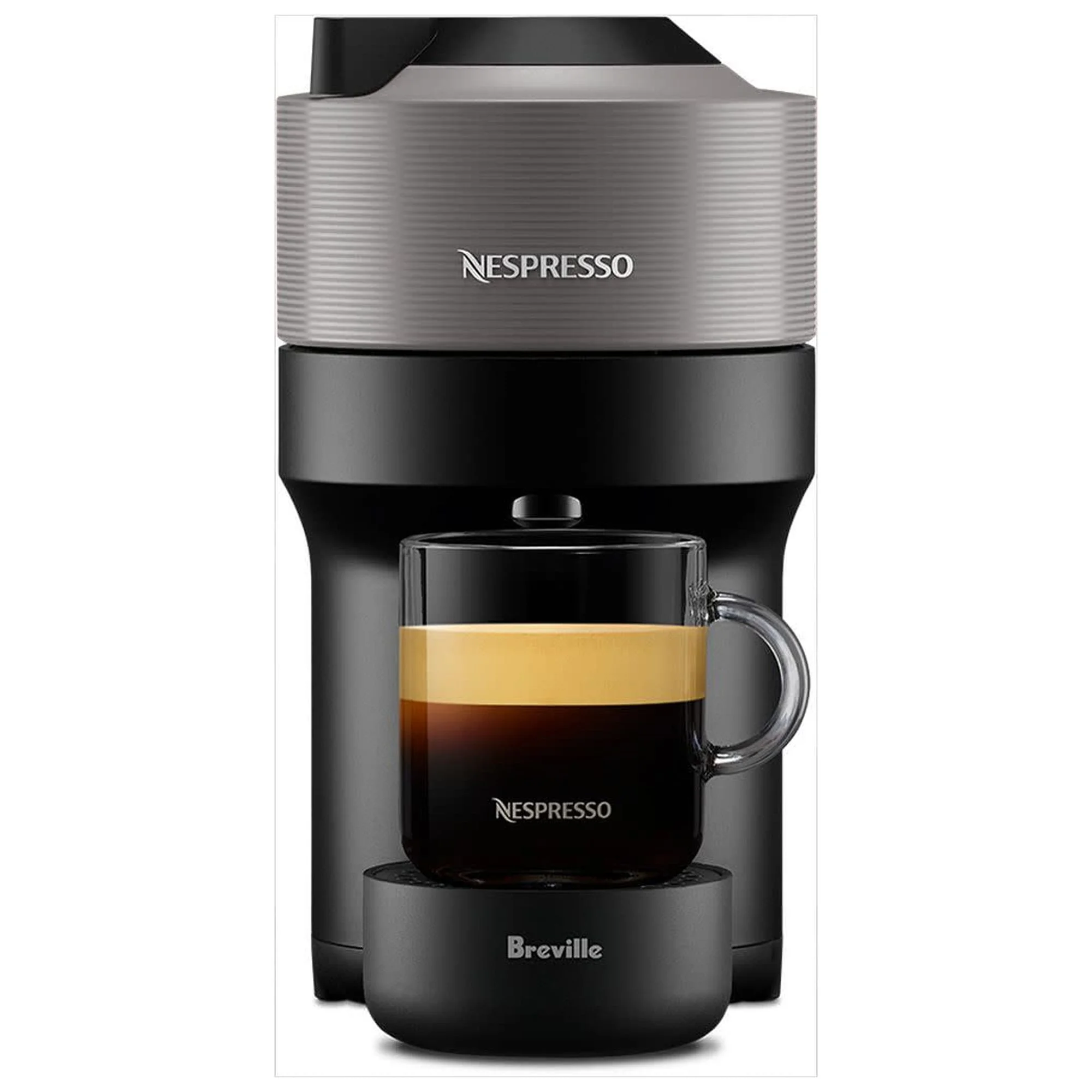 Nespresso VertuoPOP Dark Gray Coffee and Espresso Maker by Breville