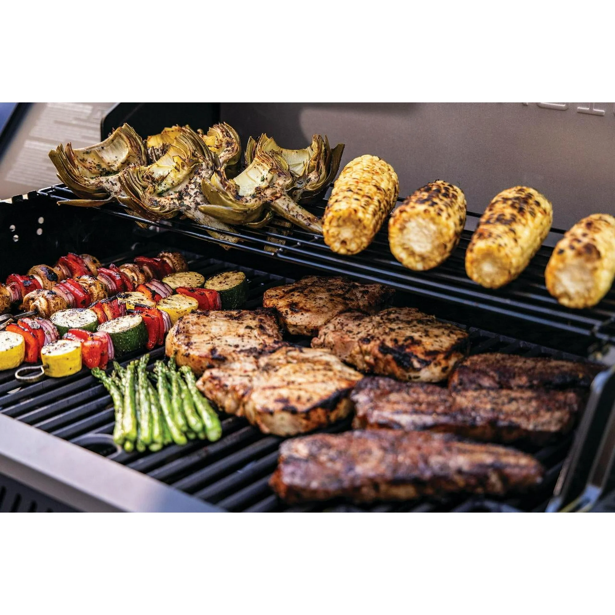 Charbroil Performance Series FlavorMax 5-Burner Gas Grill with Side Burner and 12" Griddle
