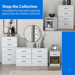 Mainstays Ardent 5 Drawer Dresser, White