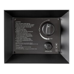 Mainstays Modern Steel Fire Pit Table with Tank Hideaway and Cover, Matte Black