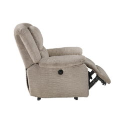 Serta Push-Button Power Recliner with Deep Body Cushions, Upholstered, Multiple Colors