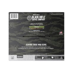 Black Rifle Coffee Company, Single Serve Coffee Pods, Just Black, Medium Roast Coffee Pods, 84 Count
