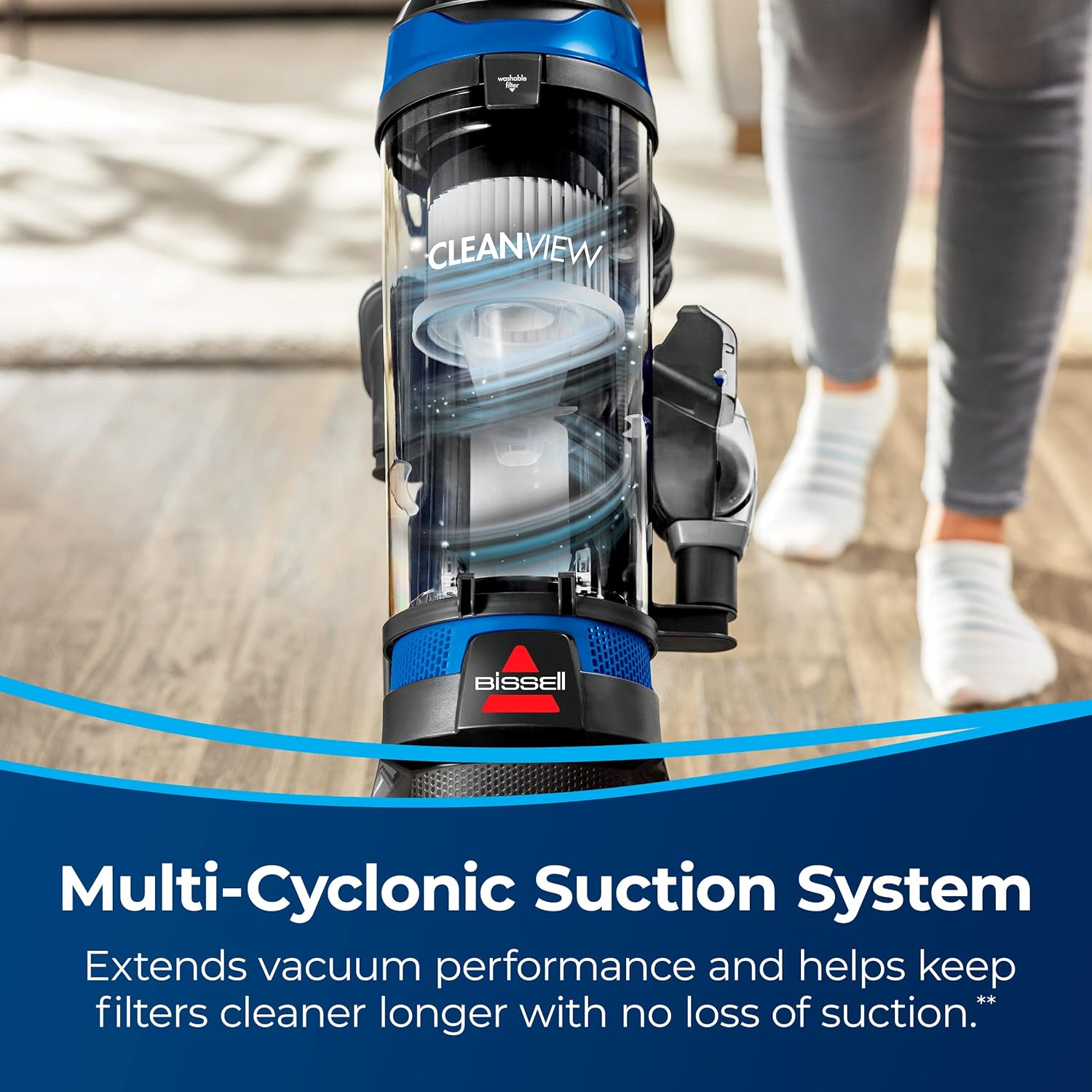 Bissell CleanView Upright Bagless Vacuum Cleaner with Active Wand, 3536
