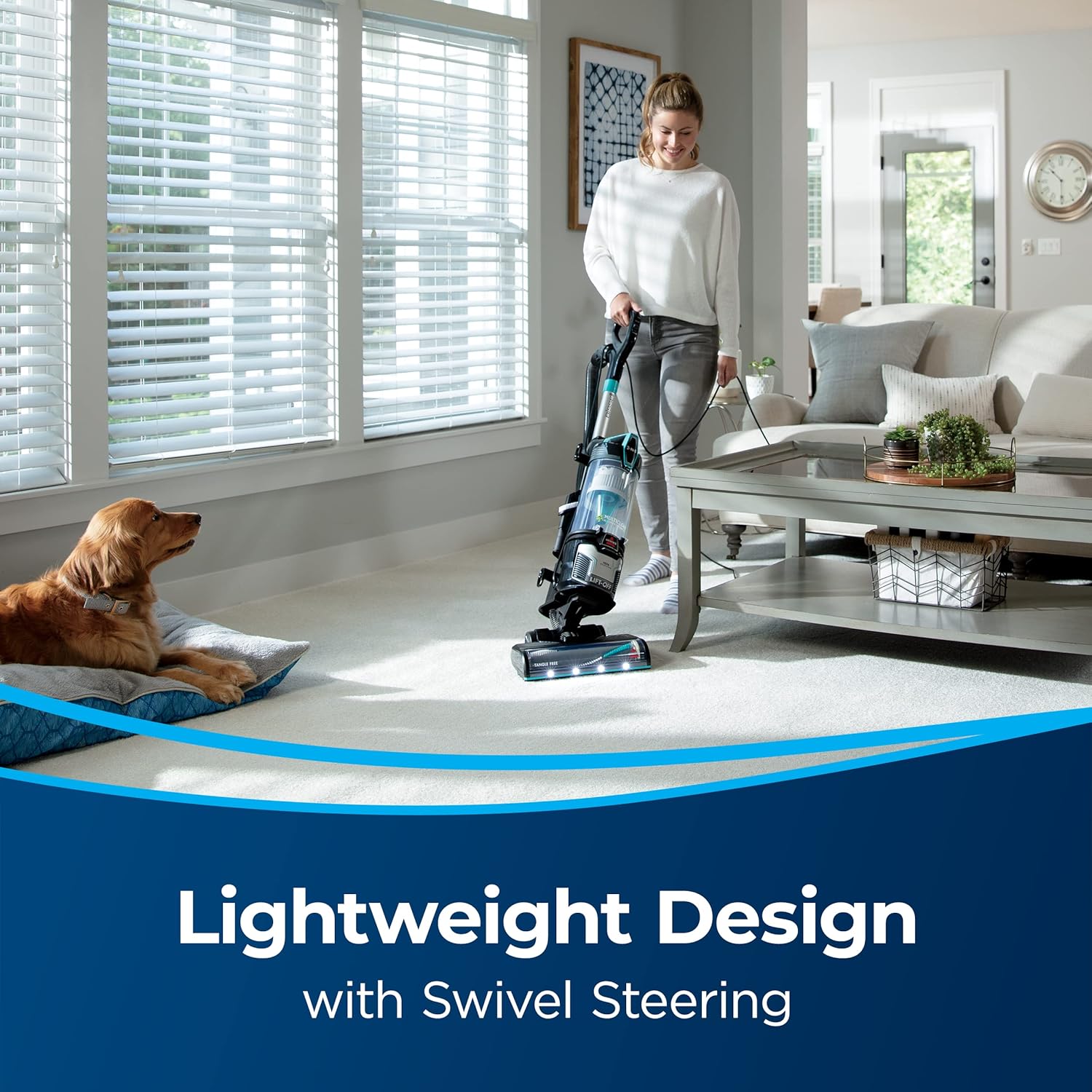 Bissell 2998 MultiClean Allergen Lift-Off Pet Vacuum with HEPA Filter Sealed System, Lift-Off Portable Pod, LED Headlights