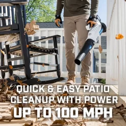 HART 20V Cordless Turbo Fan Leaf Blower (1) 4.0Ah Lithium-Ion Battery