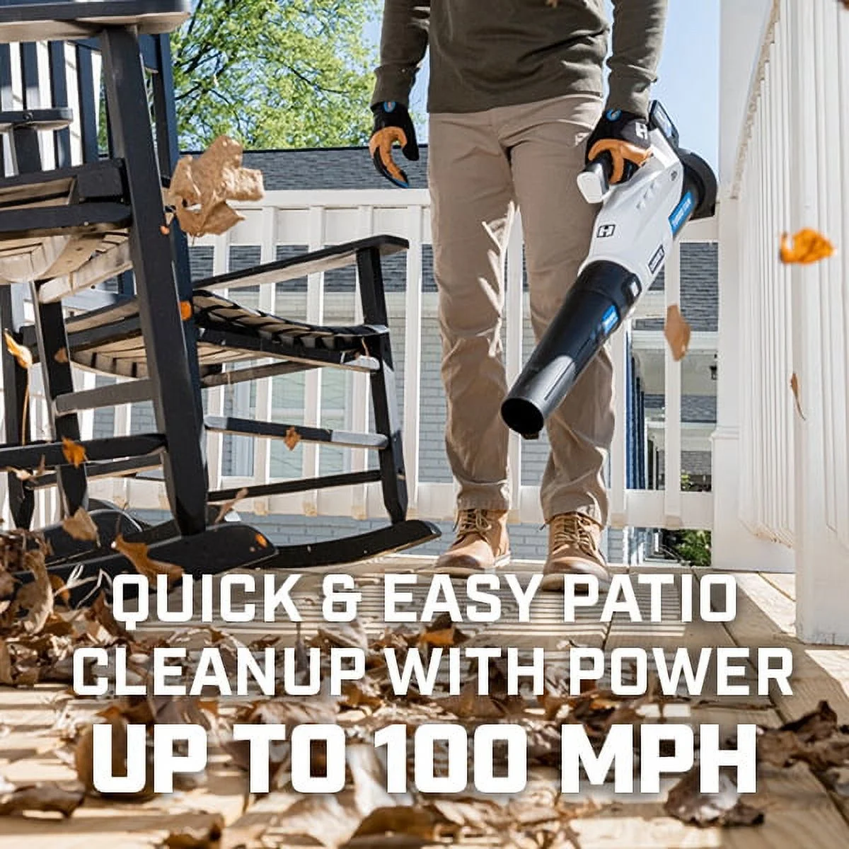 HART 20V Cordless Turbo Fan Leaf Blower (1) 4.0Ah Lithium-Ion Battery