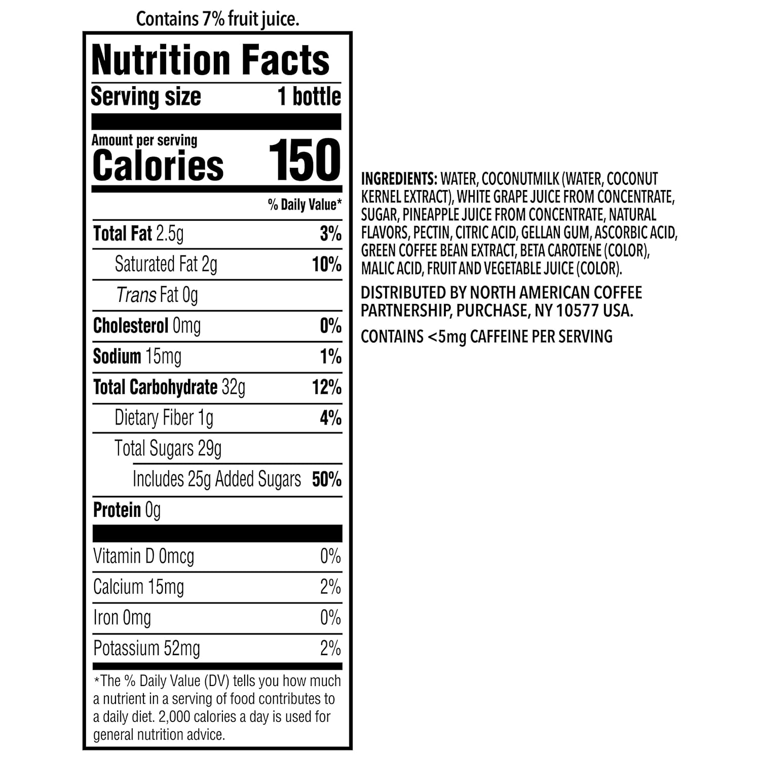 Starbucks Paradise Drink, Pineapple Passionfruit with Coconut Milk, 14oz Bottles (12 Pack)