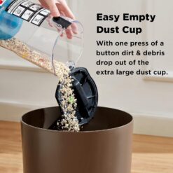 Eureka NEU10AE5 Powerful Bagless Upright Vacuum Cleaner Carpet and Floor, Blue