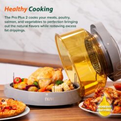 Nuwave Pro Plus 2 Infra-Red Oven, Countertop, Convection, Cook Fresh or Frozen, Cool Gray