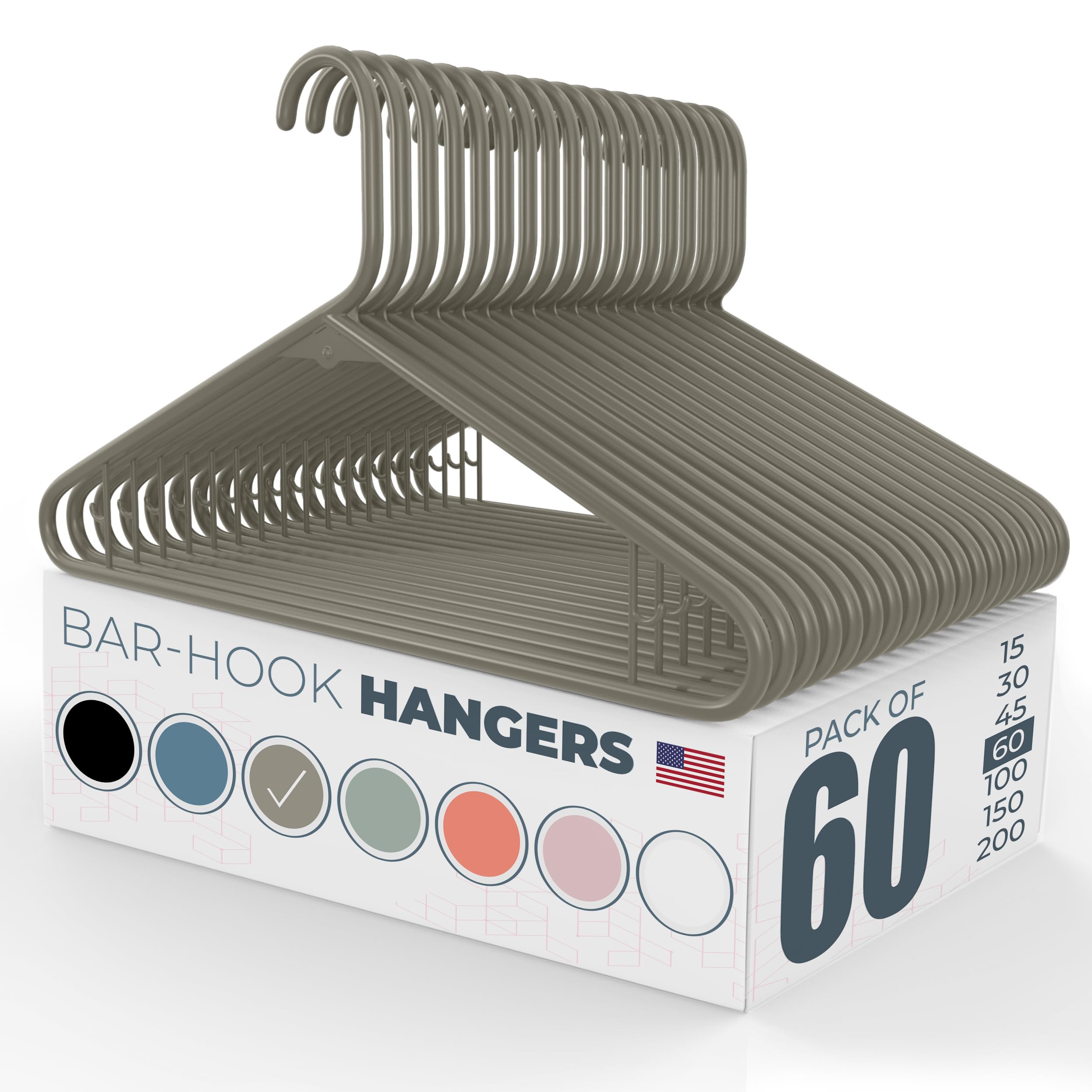 Neaties Strong Plastic Clothes Hangers