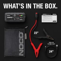 NOCO Boost X GBX45 1250A 12V UltraSafe Portable Lithium Jump Starter, Car Battery Booster Pack