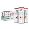 Starbucks Refreshers, 3 Flavor Variety Pack (Peach,Cherry, Stw Lmd), 12 Ounce Sleek Cans (Pack of 12)