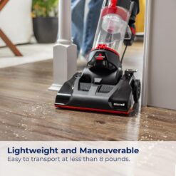 Bissell CleanView Compact Upright Vacuum, Lightweight with Powerful Suction and Removable Extension Wand, 3508