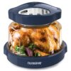 Nuwave Pro Plus 2 Infra-Red Oven, Countertop, Convection, Cook Fresh or Frozen, Tough Power Dome, Deep Blue