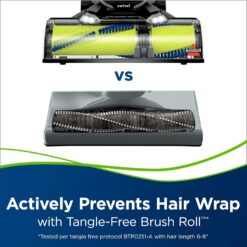 BISSELL Pet Hair Eraser Turbo Rewind Vacuum, Lightweight, Automatic Cord Rewind, Tangle-Free Brush Roll, Blue, 27909