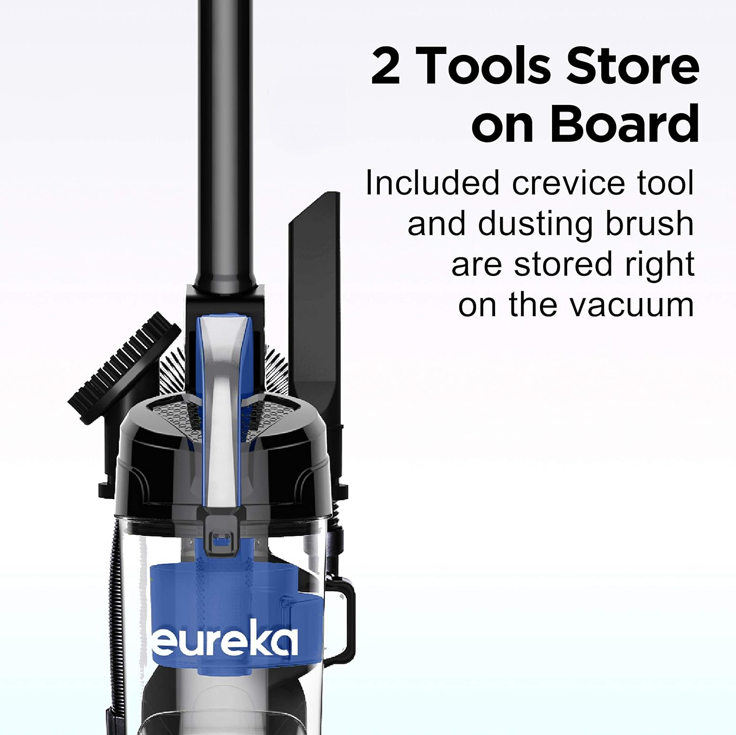 Eureka NEU10AE5 Powerful Bagless Upright Vacuum Cleaner Carpet and Floor, Blue